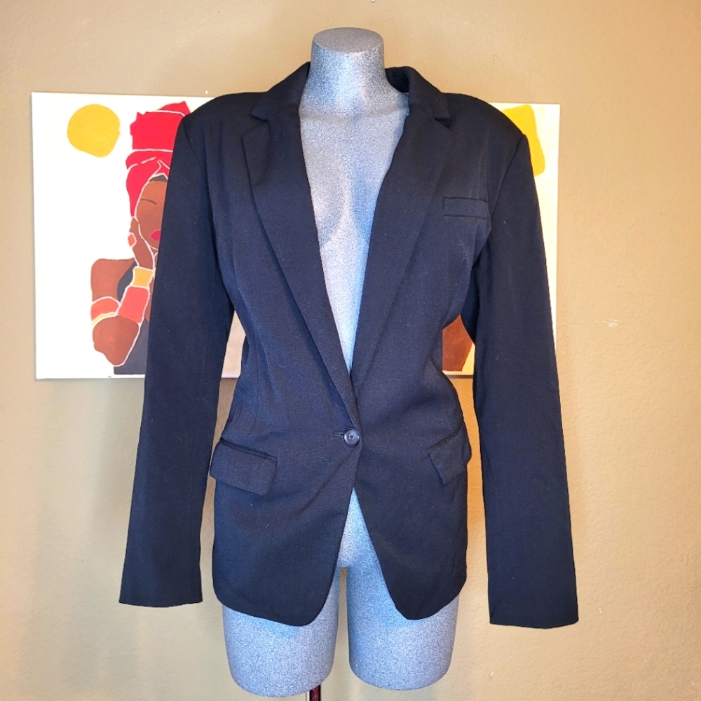 Women's Classic Black Blazer A New Day Size 18